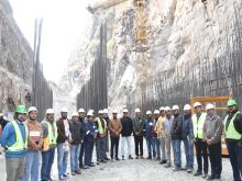 nspection of VPHEP Project by Executive Director (Project) Shri Kumar Sharad