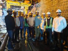 THDCIL Commences Overt Concrete Lining of Draft Tube through Gantry Crane at Unit-01 of 444 MW VPHEP