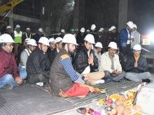 वीपीएचईपी, पीपलकोटी में यूनिट-1 के रोटर और स्टे रिंग के असेंबली कार्य का किया शुभारंभ