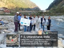विष्णुगाड-पीपलकोटी जल विद्युत परियोजना द्वारा अलकनंदा नदी में स्नो ट्राउट संरक्षण हेतु रैंचिंग एवं जागरूकता कार्यक्रम आयोजित