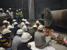 444 मेगावाट विष्णुगाड़-पीपलकोटी जल विद्युत परियोजना (वीपीएचईपी) के पावर हाउस में यूनिट संख्या-2 की स्टे रिंग की स्थापना पूर्ण