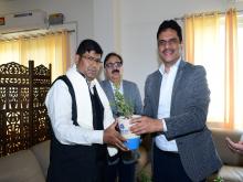 Shri Pankaj Agarwal, Secretary (Power), MoP, Shri Praveen Gupta, Member (Thermal), CEA and Shri Piyush Singh, Joint Secretary (Thermal)on official visit 