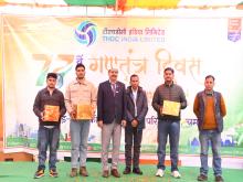 लिमिटेड की विष्णुगाड़–पीपलकोटी जल विद्युत परियोजना में 77वां गणतंत्र दिवस