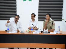 जिलाधिकारी, वरिष्ठ पुलिस अधीक्षक, बुलंदशहर का टीएचडीसी-खुर्जा उच्च तापीय विद्युत परियोजना