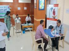 Free Health Camp for Employees at NCR Office