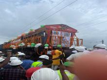 1st Coal Rake reached Khurja STPP site, 07.08.24