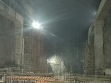 In Unit - 3 of Machine Hall, Concreting of DS crane beam in progress.