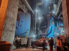 BFV-03 Erection Work is in progress