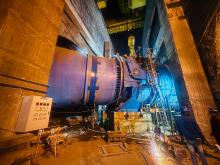 BFV-4 erection work in progress