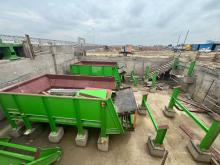 CHP- Work of Bulk Receiving Unit in progress.