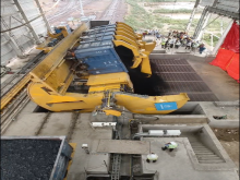 Coal wagon unloading at Wagon Tippler-1