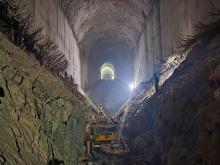 Concreting in DC in progress