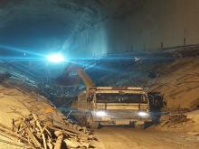 Concreting of DC-1 in progress.