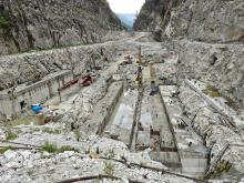 Dam Concreting in all five blocks in progress