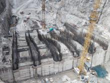 Dam concreting in all blocks is in progress