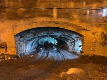 Draft Tube excavation in progress