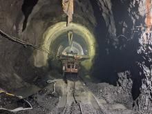 HRT by DBM-Benching excavation in progress