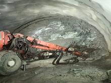 Heading Excavation in TRT Outfall in progress