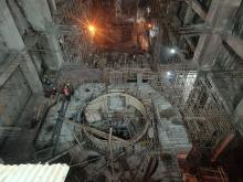 In Unit-2 of Machine Hall, concreting upto generator barrel in progress