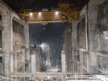 In Unit-3, Concreting of crane beam columns in progress.