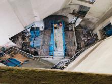 Erection of MIV-4 is in progress. Platform installation work completed