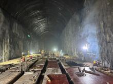 Preparatory work for GIS slab casting in U-2 of Transformer Hall in progress