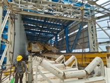 SG Pkg - Tripper erection & Conveyor erection in progress from TP-8 to Boiler-1