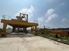 SR-2 erection work in progress.