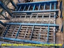 Unit-2 Boiler Ceiling Girder assembly (on Ground) Ceiling girder top view.jpg