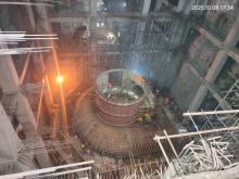 Unit-1 handed over to Civil for concreting up to generator barrel