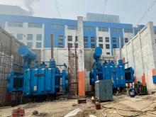 Unit-2 Generator Transformers placed & testing in progress