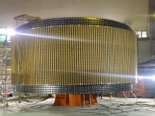 Unit #4 Rotor assembly in service bay is in progress.