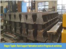 Wagon Tippler RAck support Fabrication work in progress in workshop.jpg
